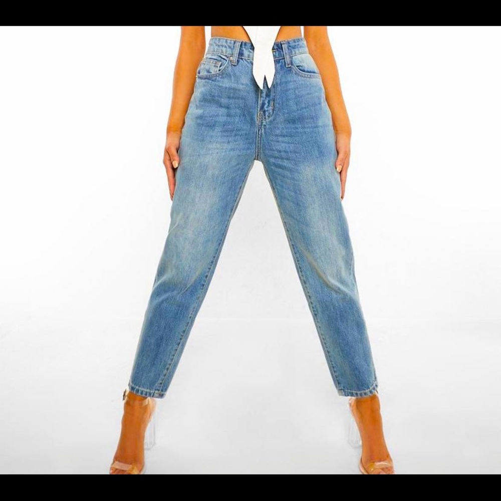 Back lace up jeans